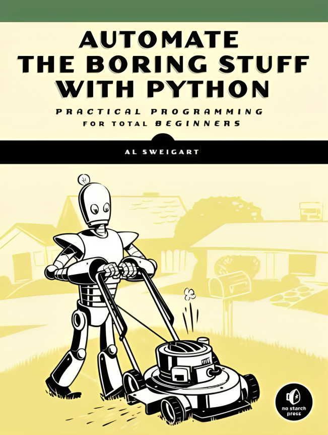 Automate the Boring Stuff with Python book cover page